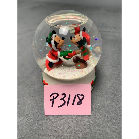 Disney Hallmark 2006 Mickey & Minnie Christmas Snow Globe - Picture 7 of 7